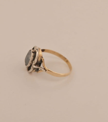 Bague 53 Bague en or jaune et hématite 58 Facettes 2504988