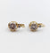 Boucles d'oreilles Dormeuses antiques - Boucles d'oreilles en or 18k et diamants taille rose 58 Facettes A07238