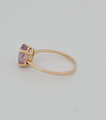 Bague 54 Bague en or jaune et améthyste 58 Facettes 3042178