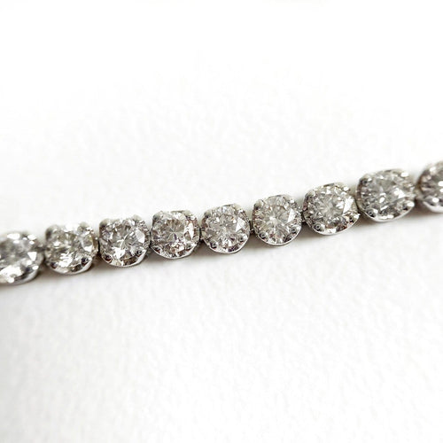 Bracelet Disco - Bracelet tennis en or blanc 18K et diamants 58 Facettes GBT1332WG