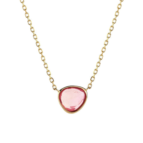 Collier Aitches Love More - Collier en or 18K et saphir rose 58 Facettes GPD1085CP