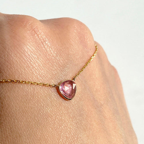 Collier Aitches Love More - Collier en or 18K et saphir rose 58 Facettes GPD1085CP