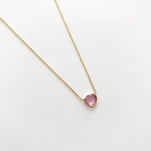 Collier Aitches Love More - Collier en or 18K et saphir rose 58 Facettes GPD1085CP