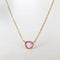 Collier Aitches Love More - Collier en or 18K et saphir rose 58 Facettes GPD1085CP