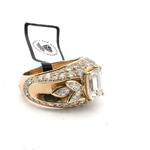 Bague 54 Bague en or jaune 18 ct et diamants 58 Facettes 294/26 S