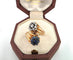 Bague 54 Bague en or jaune 18 ct, diamants et saphirs 58 Facettes 363/26 C 174 26