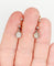 Boucles d'oreilles Dormeuses antiques en or 18k, platine et diamants taille ancienne 58 Facettes A07245