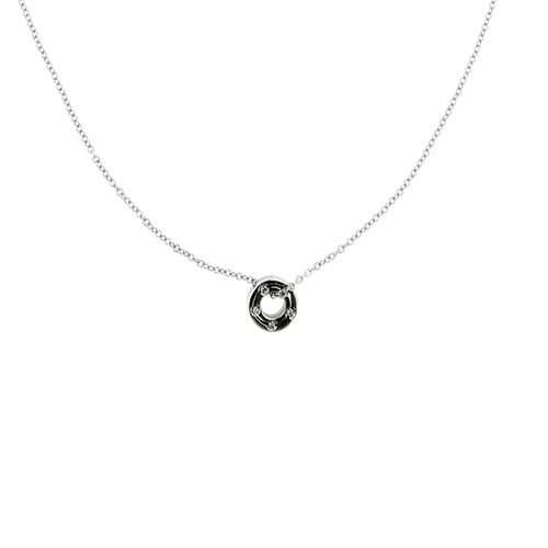 Collier Damiani D.Side - Collier pendentif en or blanc et diamants 58 Facettes 39497
