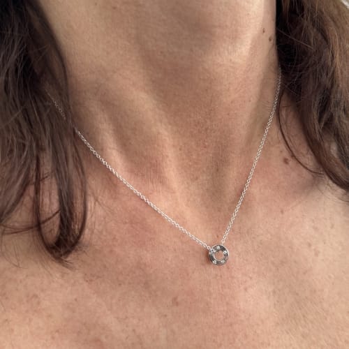 Collier Damiani D.Side - Collier pendentif en or blanc et diamants 58 Facettes 39497