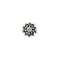 Bague 54 Bague fleur en or blanc et diamants 58 Facettes 39574