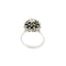 Bague 54 Bague fleur en or blanc et diamants 58 Facettes 39574