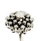 Bague 54 Bague fleur en or blanc et diamants 58 Facettes 39574