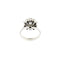 Bague 54 Bague fleur en or blanc et diamants 58 Facettes 39574