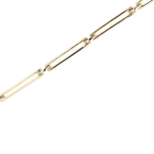Bracelet Art déco - Bracelet en or blanc avec émeraudes et diamants 58 Facettes 39524