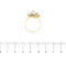 Bague 59 Bague perle en trois ors 18 ct 58 Facettes 40190