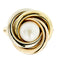 Bague 59 Bague perle en trois ors 18 ct 58 Facettes 40190