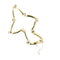 Bracelet Art déco - Bracelet en or jaune et blanc, saphirs et diamants 58 Facettes 39520