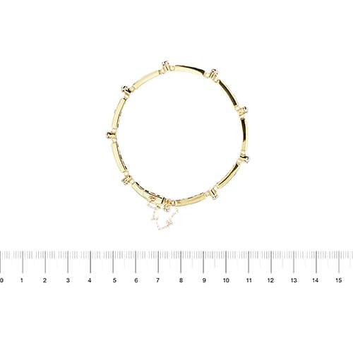 Bracelet Art déco - Bracelet en or jaune et blanc, saphirs et diamants 58 Facettes 39520
