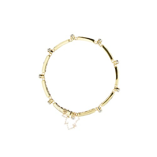 Bracelet Art déco - Bracelet en or jaune et blanc, saphirs et diamants 58 Facettes 39520