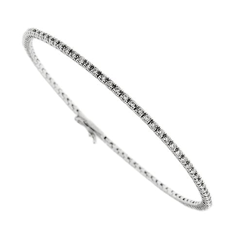 Bracelet Bracelet tennis en or blanc et diamants 0,87 ct 58 Facettes 41950