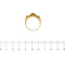 Bague 59 Bague homme en or jaune et rubis synthétique 58 Facettes 41489