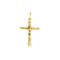 Pendentif Pendentif croix avec Jésus en or jaune 58 Facettes 35213