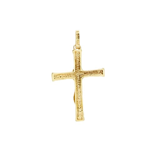 Pendentif Pendentif croix avec Jésus en or jaune 58 Facettes 35213