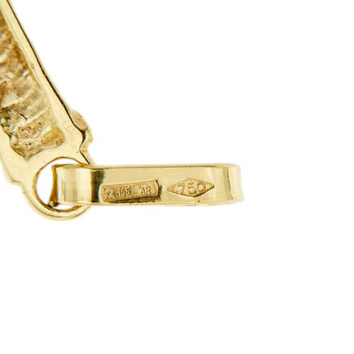 Pendentif Pendentif croix avec Jésus en or jaune 58 Facettes 35213