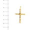 Pendentif Pendentif croix avec Jésus en or jaune 58 Facettes 35213