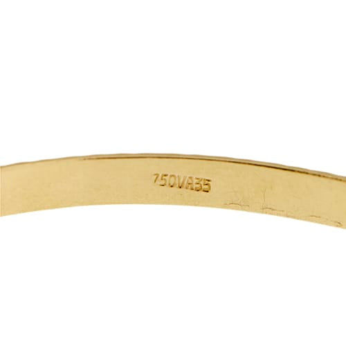 Bracelet Bracelet rigide manchette en or jaune 58 Facettes 41405
