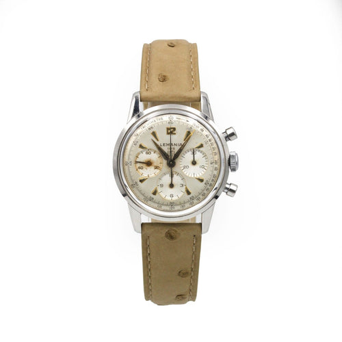 Montre Lemania UTI 105 - Montre chronographe en acier 58 Facettes 250104R