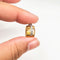 Pendentif Pendentif en or jaune et blanc 18 carats, diamants et pierre jaune 58 Facettes #BT