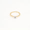 Bague 53 Bague en or jaune et blanc 18 carats et diamants 58 Facettes #BT