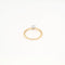 Bague 53 Bague en or jaune et blanc 18 carats et diamants 58 Facettes #BT