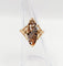 Bague 49.5 Bague marquise Art nouveau en or rose 18k, platine et diamants 58 Facettes A07253