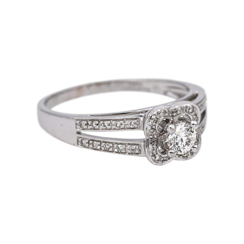 Bague 53 Mauboussin Chance of Love - Bague en or blanc et diamants 58 Facettes 5057835CN