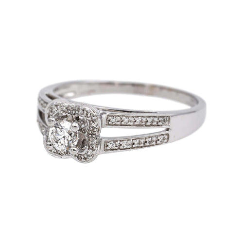 Bague 53 Mauboussin Chance of Love - Bague en or blanc et diamants 58 Facettes 5057835CN