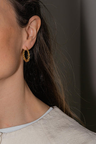 Boucles d'oreilles Créoles - Boucles d'oreilles en or jaune 58 Facettes 5251968CN