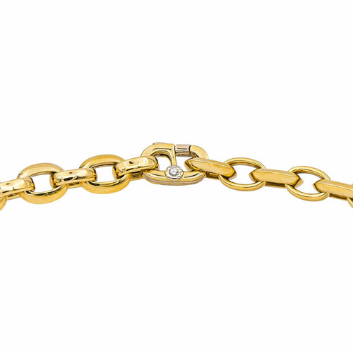 Collier Chimento - Collier en or jaune, or blanc et diamants 58 Facettes 5526095CN