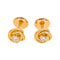 Boucles d'oreilles Noeud d'Amour - Boucles d'oreilles puces en or jaune et diamants 58 Facettes 5592271CN