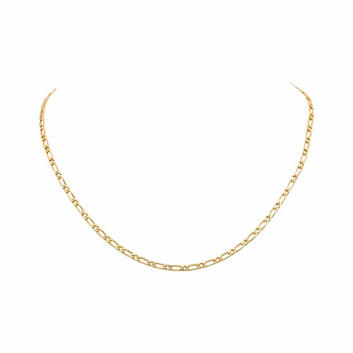 Collier Collier maille Figaro en or jaune 58 Facettes 5460482CN