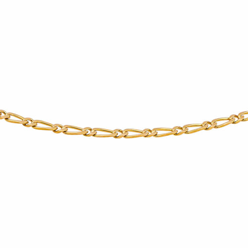 Collier Collier maille Figaro en or jaune 58 Facettes 5460482CN