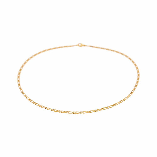 Collier Collier maille Figaro en or jaune 58 Facettes 5460482CN