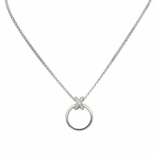 Collier Chaumet Liens - Collier en or blanc et diamants 58 Facettes 5441853RV