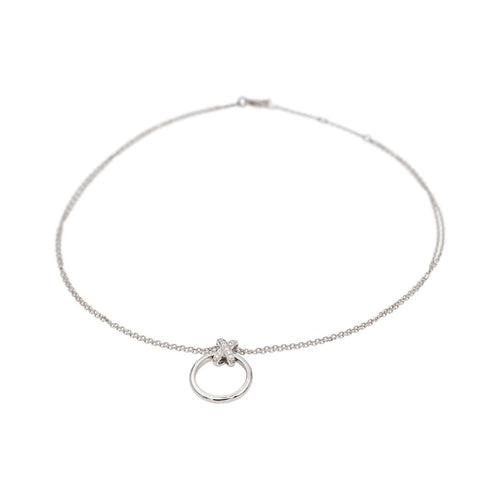 Collier Chaumet Liens - Collier en or blanc et diamants 58 Facettes 5441853RV