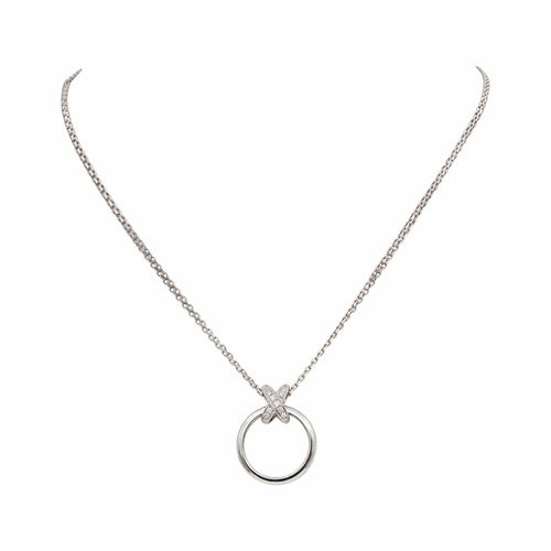 Collier Chaumet Liens - Collier en or blanc et diamants 58 Facettes 5441853RV