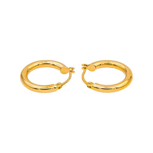 Boucles d'oreilles Boucles d'oreilles créoles en or jaune 58 Facettes 5538418RV