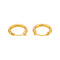 Boucles d'oreilles Boucles d'oreilles créoles en or jaune 58 Facettes 5538418RV
