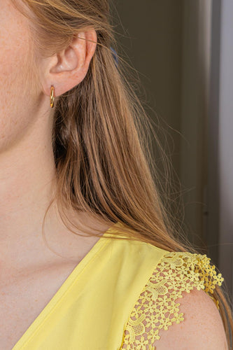 Boucles d'oreilles Boucles d'oreilles créoles en or jaune 58 Facettes 5538418RV