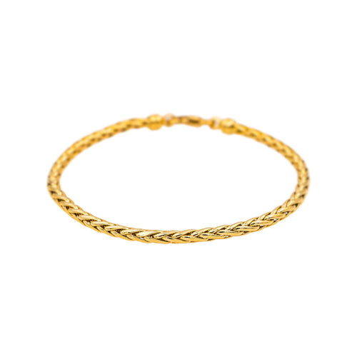 Bracelet Bracelet maille palmier en or jaune 58 Facettes 5576842CN